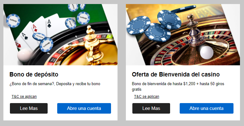 Bono De Deposito de Betway