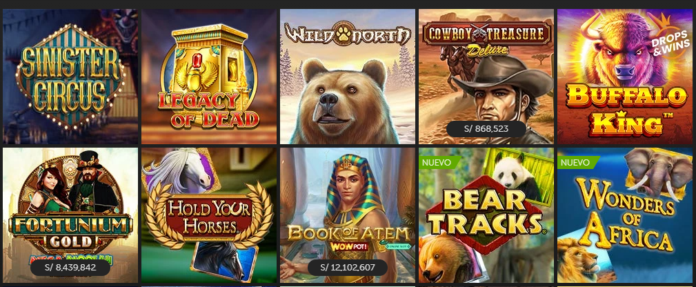 Máquinas tragamonedas, slots e tragaperras de Betsafe
