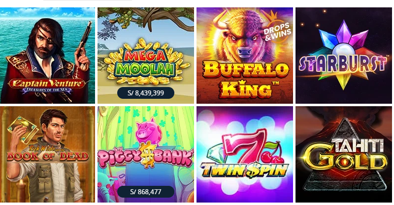 Máquinas tragamonedas, slots e tragaperras de Betsson