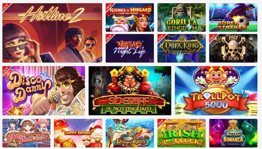 Máquinas tragamonedas, slots e tragaperras de Circus