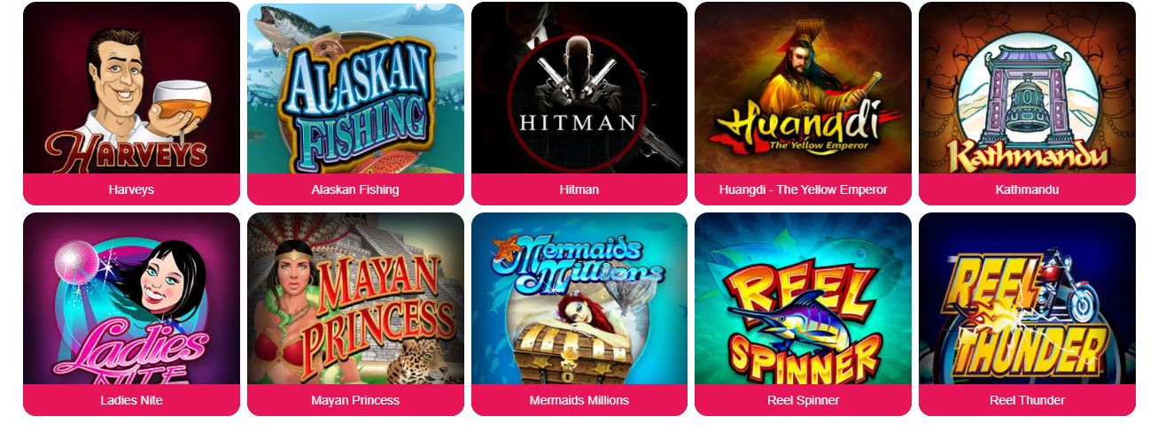 Máquinas tragamonedas, slots e tragaperras de SpinPalace