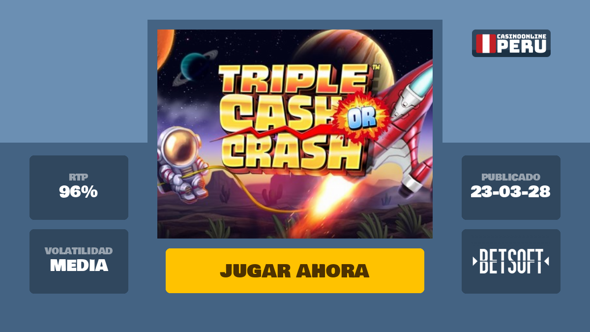 Triple Cash Or Crash Juega gratis online